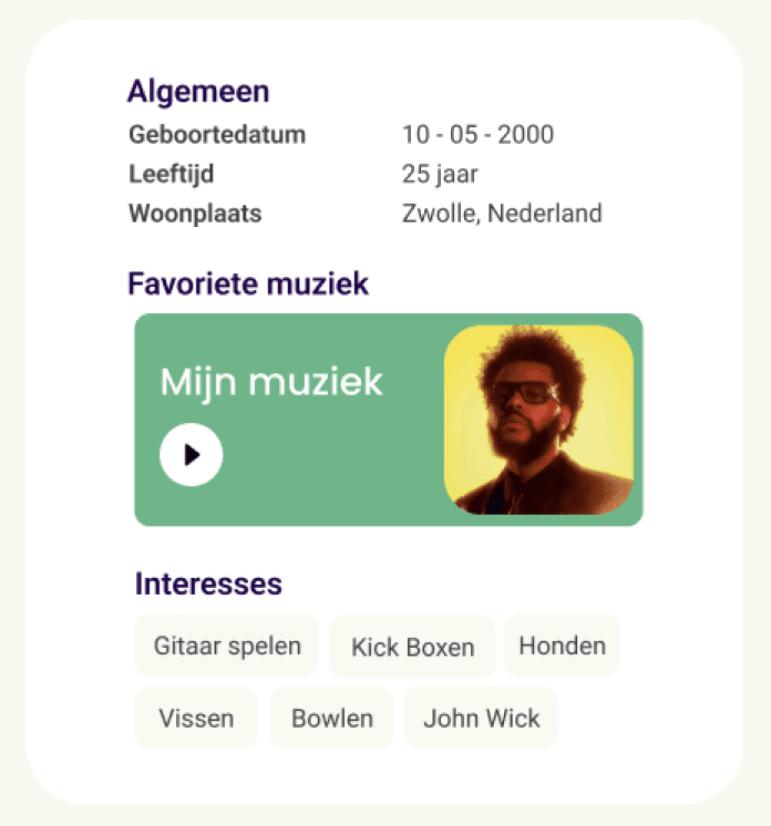 Personaliseer